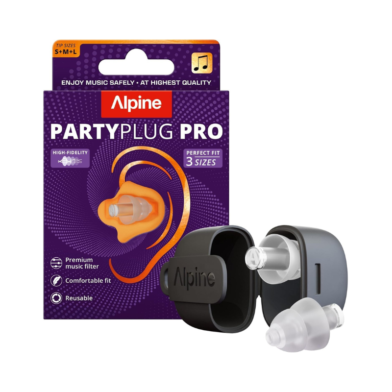 Alpine PartyPlug Pro 音樂耳塞|演唱會防耳鳴及耳痛|調音細膩|荷蘭品牌
