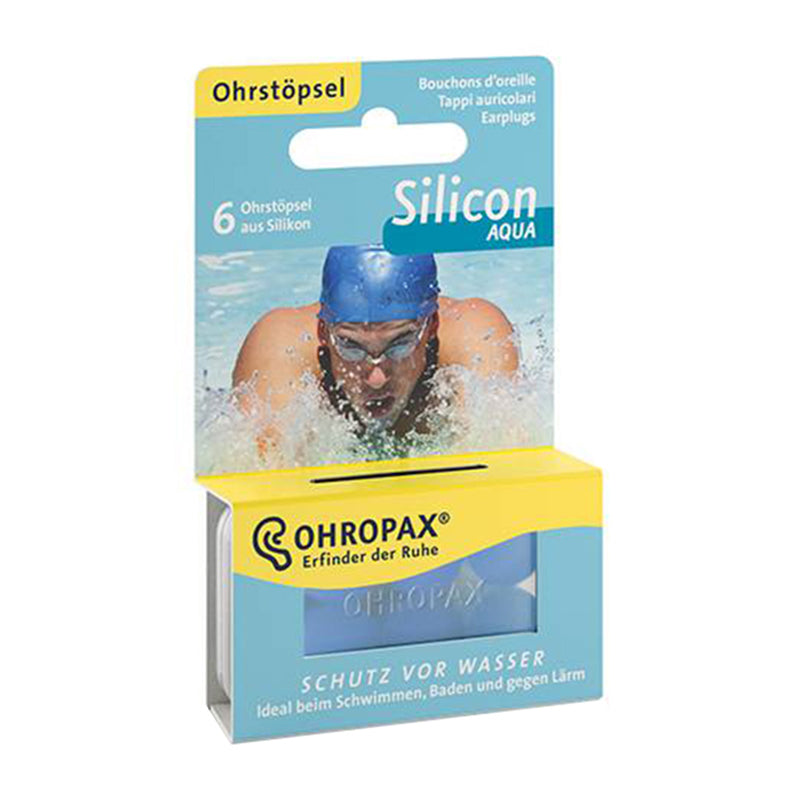 Ohropax Silicon AQUA 黏土耳塞 – 3 對裝|德國品牌