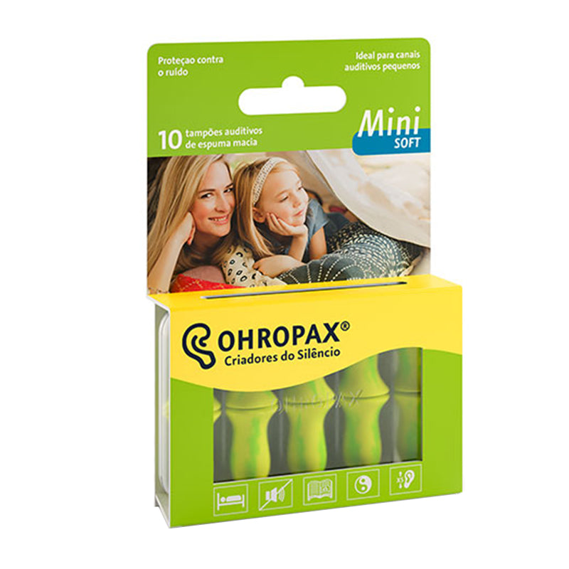 Ohropax Mini Soft 耳塞 – 5 對裝|德國品牌|舒適隔音設計