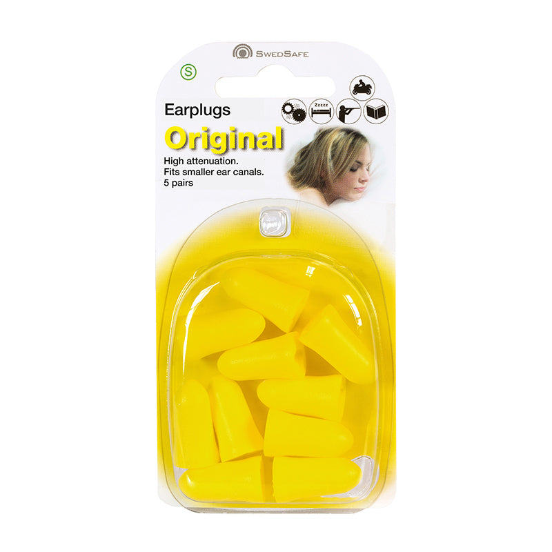SwedSafe Original Small 耳塞 – 5 對裝|瑞典品牌|舒適偏細碼設計