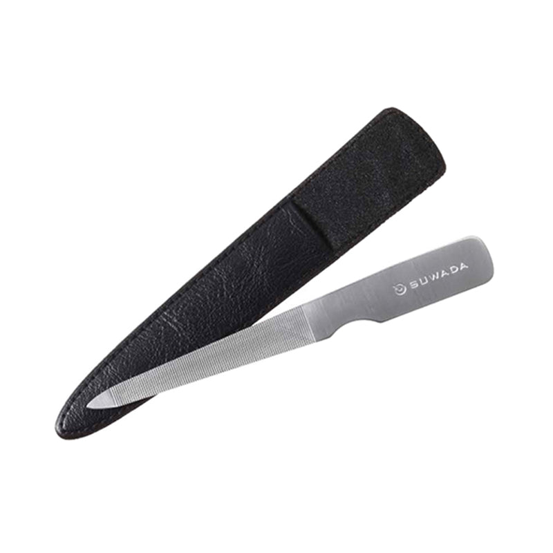 Suwada 高碳不銹鋼指甲銼 - 配皮套|日本製造