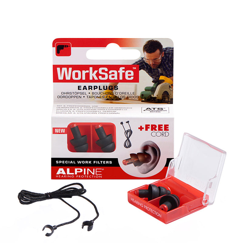 Alpine WorkSafe 降噪耳塞 – 機械操作 ＆ DIY 聽力保護