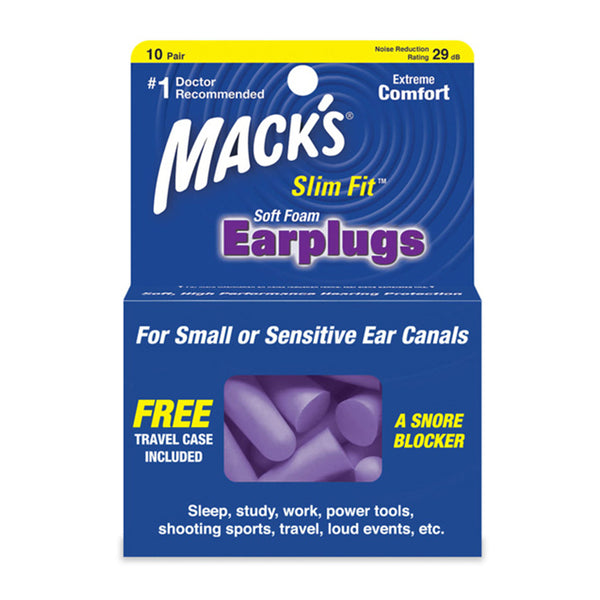 Mack’s Slim Fit 耳塞 – 10 對裝｜窄耳道專用