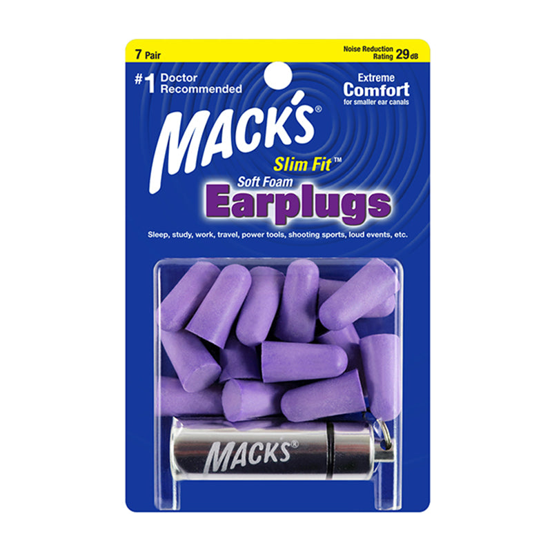 Mack’s Slim Fit 耳塞 – 7 對裝｜窄耳道專用