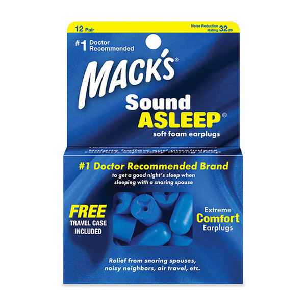 Mack’s Sound Asleep 隔音耳塞 – 12 對裝｜透氣概念設計