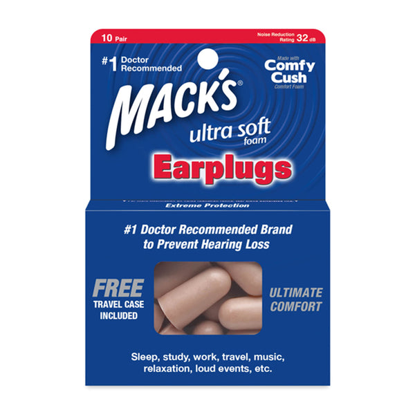 Mack’s Ultra Soft 耳塞 – 10 對裝｜經典新版設計