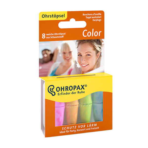 Ohropax Color 耳塞 – 4 對裝｜德國品牌｜彩色生活
